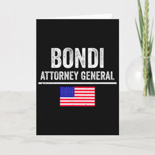 Pam Bondi Attorney General Of President Trump Pick Card