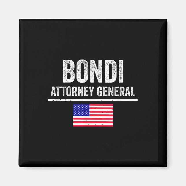 Pam Bondi Attorney General Of President Trump Pick Magnet (Front)
