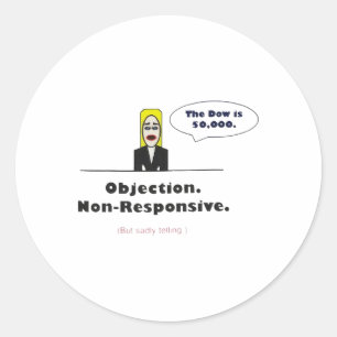 Pam Bondi Epstein Testimony Funny Anti-trump  Classic Round Sticker