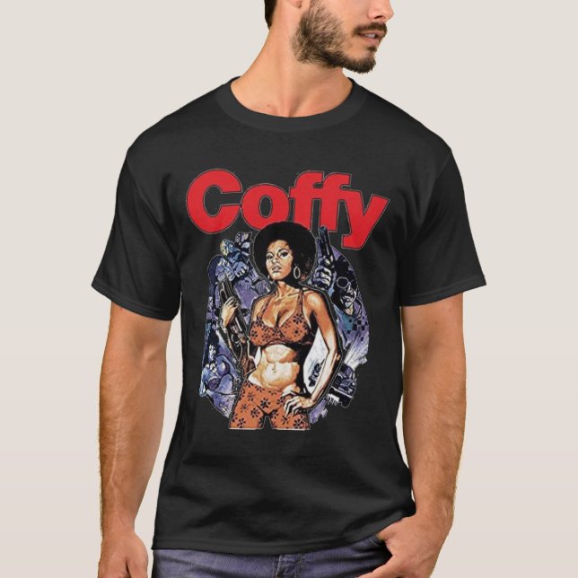 Pam Grier - Pop Art Fan Coffy T-Shirt (Front)