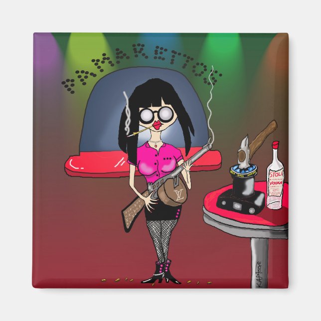 Pam-Pam La Rue Magnet (Front)