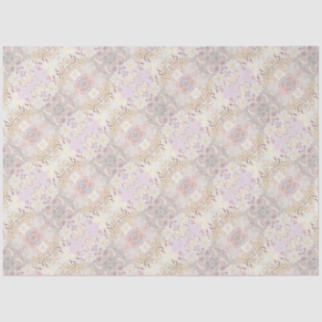 Pamela Pattern B Elegant 18 lb Tissue Paper (Front)