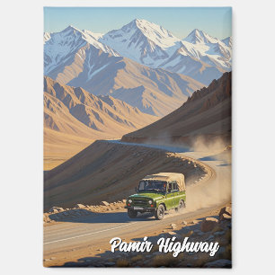 Pamir Highway Tajikistan Travel  Magnet