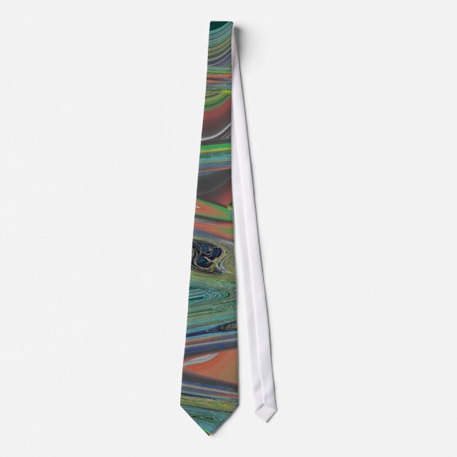 Pampas Grass Abstract Tie (Front)