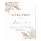 Pampas Grass Baby Shower Boy Welcome sign