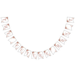 Pampas Grass Boho Chic Terracotta Bridal Shower Bunting