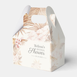 Pampas Grass Boho Dried Palms Bridal Shower Favour Box