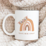Pampas Grass Boho Rainbow Best Mum Ever Coffee Mug<br><div class="desc">Celebrate mum with this minimalist custom coffee mug.  This mug features a simple pampas grass boho rainbow with custom text.  The text can be replaced with any wording of your choice.  This personalised mug will make a great gift for moms birthday,  Christmas or Mothers Day. #bestmomever #momgifts</div>