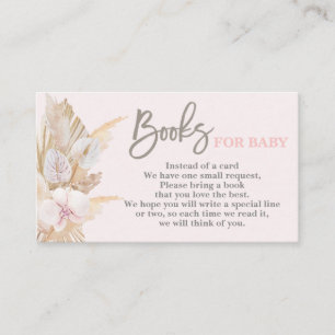 Pampas Grass Books for Baby Enclosure Card