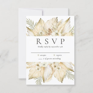 Pampas Grass Dried Desert Flowers Boho Simple RSVP