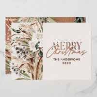 Pampas grass eucalyptus moody modern boho elegant