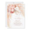 Pampas Grass Floral Terracotta Wedding Invitation