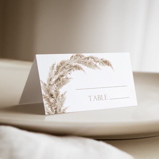 Pampas Grass  Place Card (Creator Uploaded)