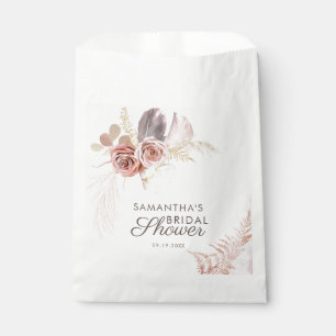 Pampas Grass Terracotta Bridal Shower Favour Bag