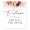Pampas Grass Terracotta Bridal Shower Welcome Sign