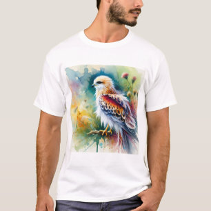 Pampas Harrier Bird 120924AREF130 - Watercolor T-Shirt