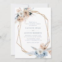 pampass boho dusty blue wedding rehearsal