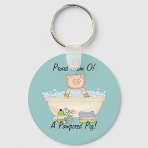 Pampered Piggy Key Ring