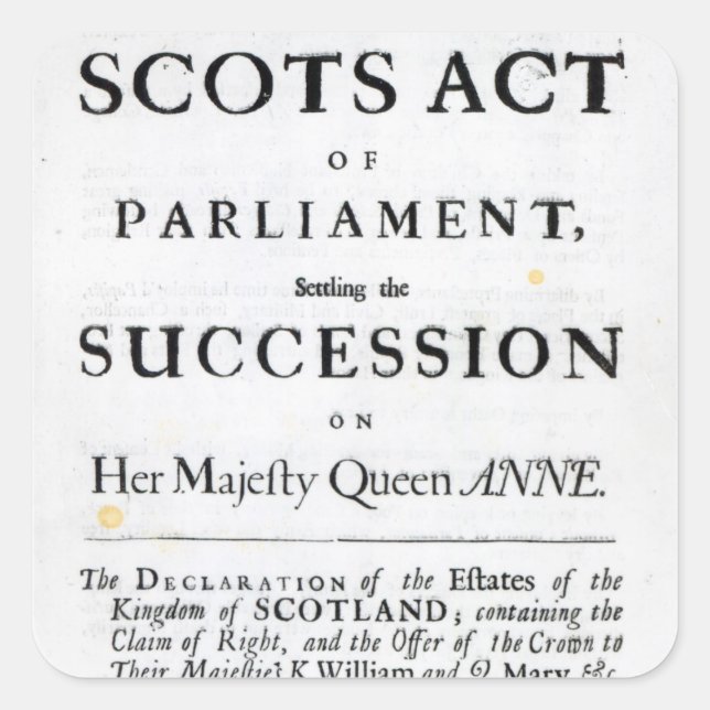 Pamphlet announcing square sticker (Front)
