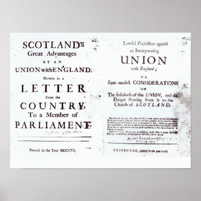 Pamphlets showing both sides poster (Front)