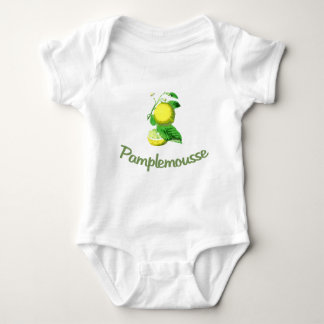 Pamplemousse French for Grapefruit Baby Bodysuit