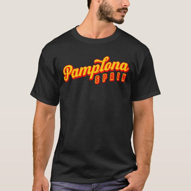 Pamplona Spain T-Shirt (Front)