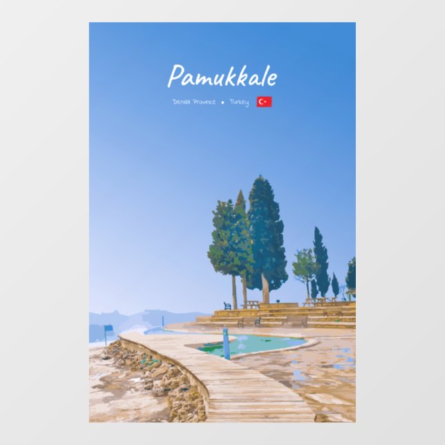 Pamukkale, Turkey -  Thermal Pools (Sheet)