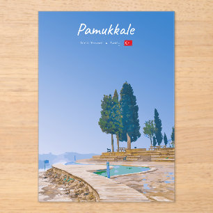 Pamukkale, Turkey - Thermal Pools Acrylic Invitations