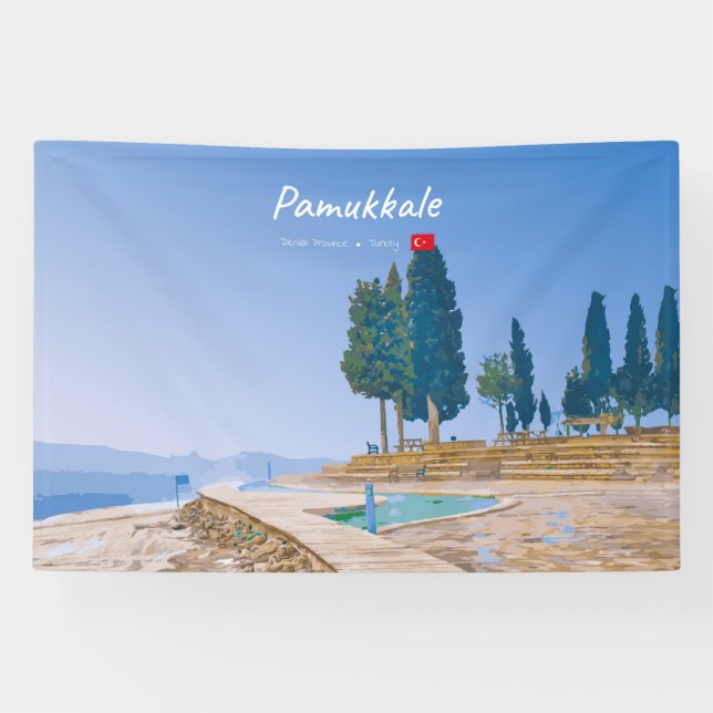 Pamukkale, Turkey -  Thermal Pools Banner (Horizontal)