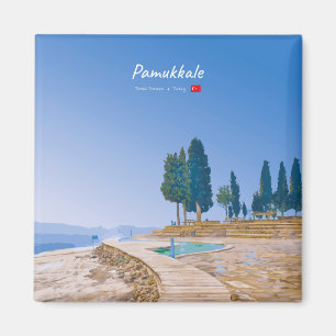 Pamukkale, Turkey - Thermal Pools Magnet