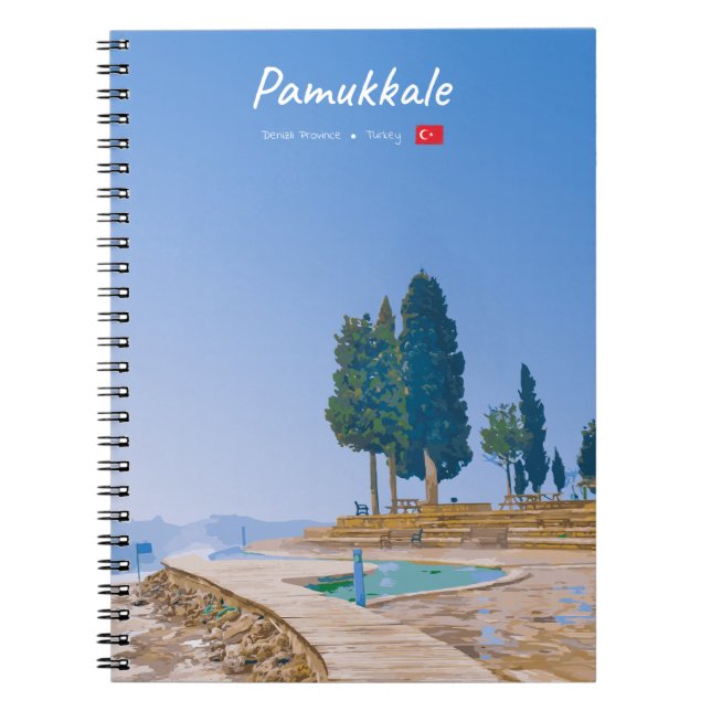 Pamukkale, Turkey -  Thermal Pools Notebook (Front)