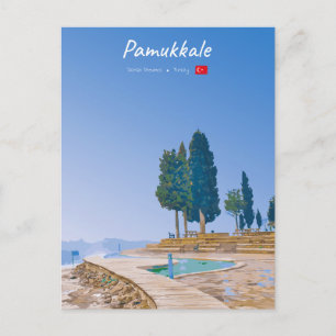 Pamukkale, Turkey - Thermal Pools Postcard