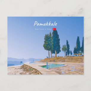 Pamukkale, Turkey - Thermal Pools Postcard