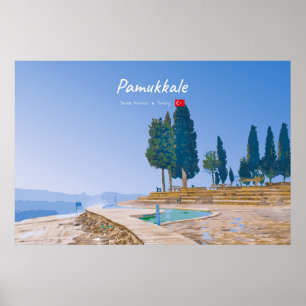 Pamukkale, Turkey - Thermal Pools Poster