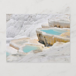 pamukkale turkey tourism travel postcard