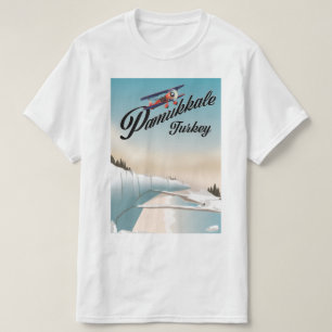 Pamukkale turkey Vacation poster. T-Shirt