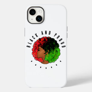Pan African black girl woman red green pride afro Case-Mate iPhone 14 Plus Case