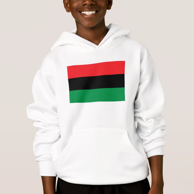 Pan African flag, Afro American Black history (Front)