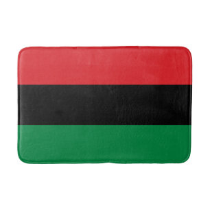 Pan-African Flag Bath Mat