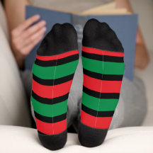 Pan African Flag Crew Socks