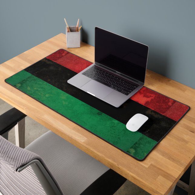 Pan-African flag Desk Mat (Office 2)