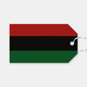 Pan-African Flag Gift Tags