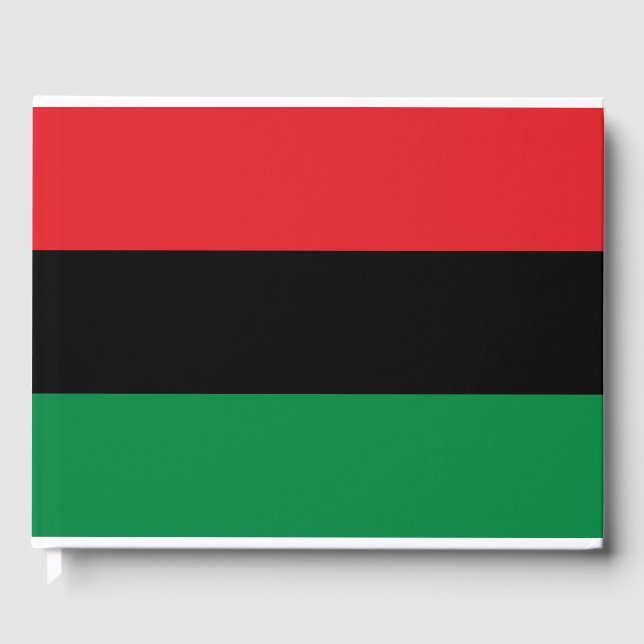 Pan-African Flag Guest Book (Front)