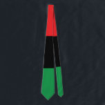 Pan-African Flag Kwanzaa Tie<br><div class="desc">Introducing the Pan-African Flag Kwanzaa Necktie – a symbol of unity, heritage, and celebration. This exquisitely crafted necktie beautifully incorporates the vibrant colors of the Pan-African flag, echoing the rich history and diverse cultures of the African diaspora. The tie features bold horizontal stripes of red, black, and green – each...</div>