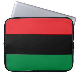 Pan-African Flag Laptop Sleeve