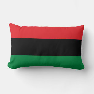 Pan-African Flag Lumbar Cushion