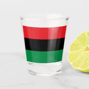 Pan-African Flag Shot Glass