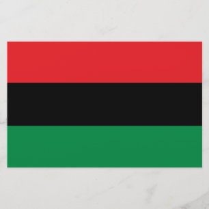 Pan-African Flag Stationery