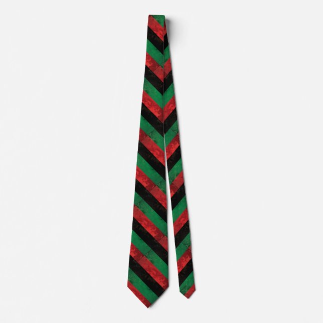 Pan-African flag Tie (Front)