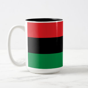 Pan-African Flag Two-Tone Coffee Mug